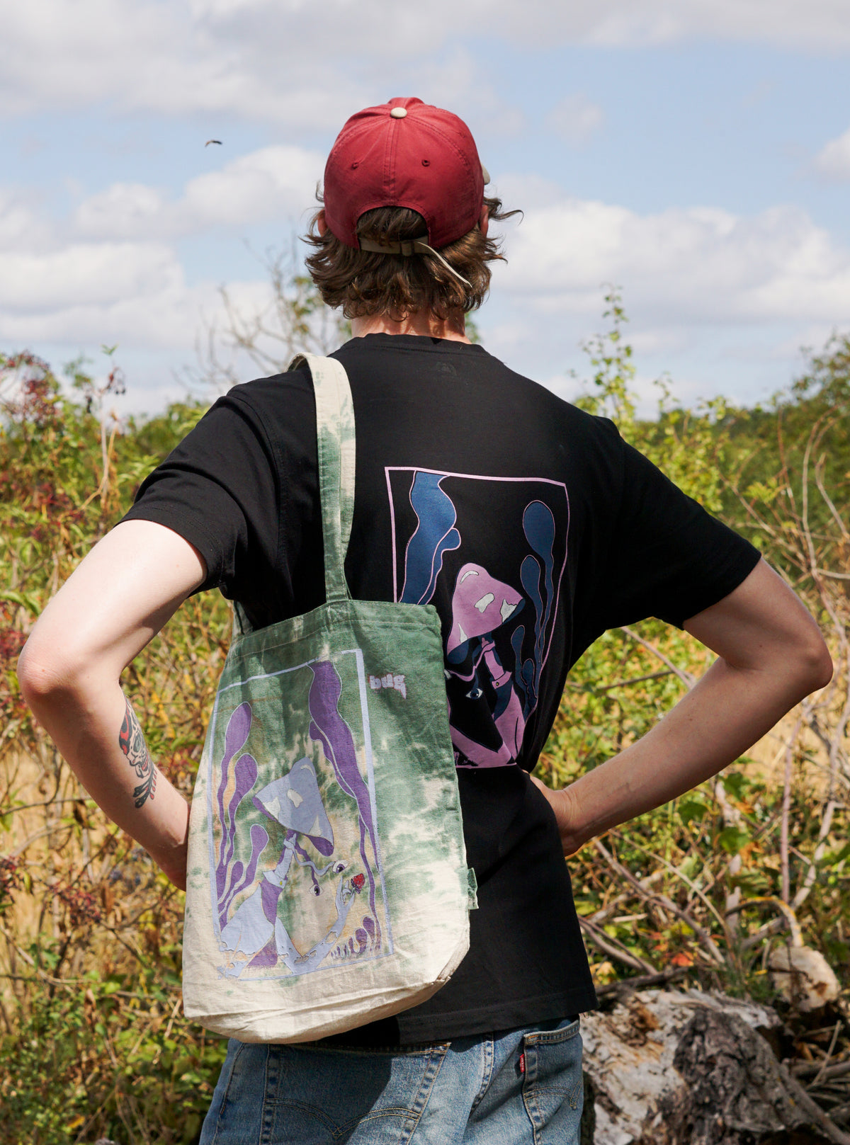 The Dreaming Mushroom Tote Bag