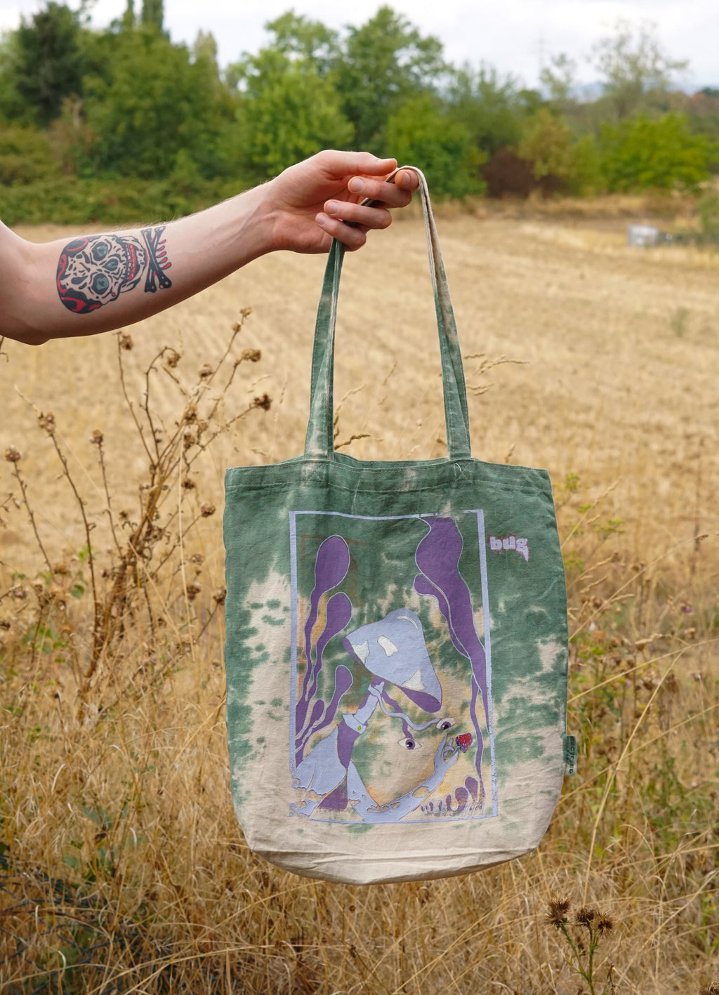 The Dreaming Mushroom Tote Bag